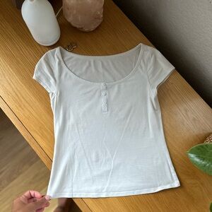 Lululemon Women Cap-Sleeve Henley T-Shirt size M LVPR